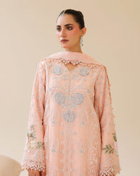 Peach — Bahaar Semi-Stitched Chiffon thumbnail 1