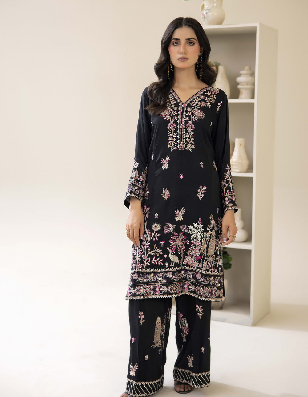 Floral Grace Vol 3 — Ready to Wear Embroidered Silk Kaftan