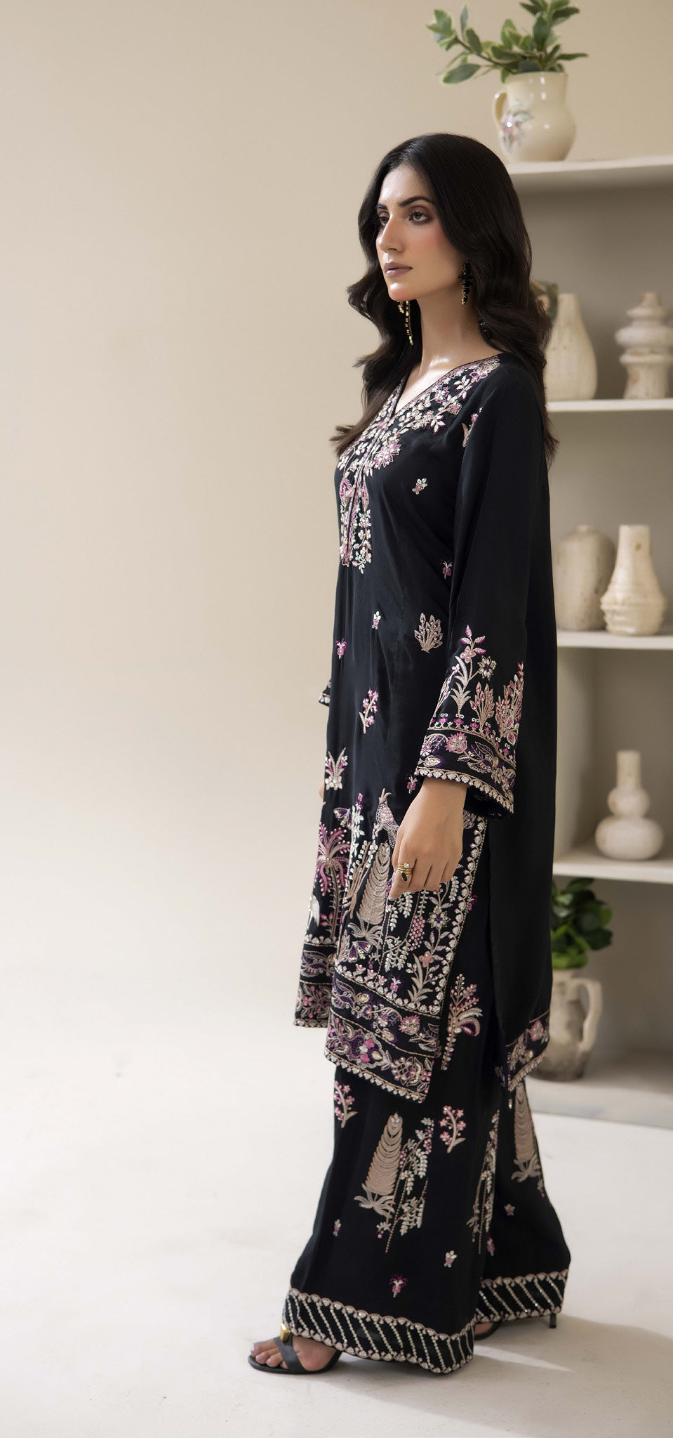 Floral Grace Vol 3 — Ready to Wear Embroidered Silk Kaftan
