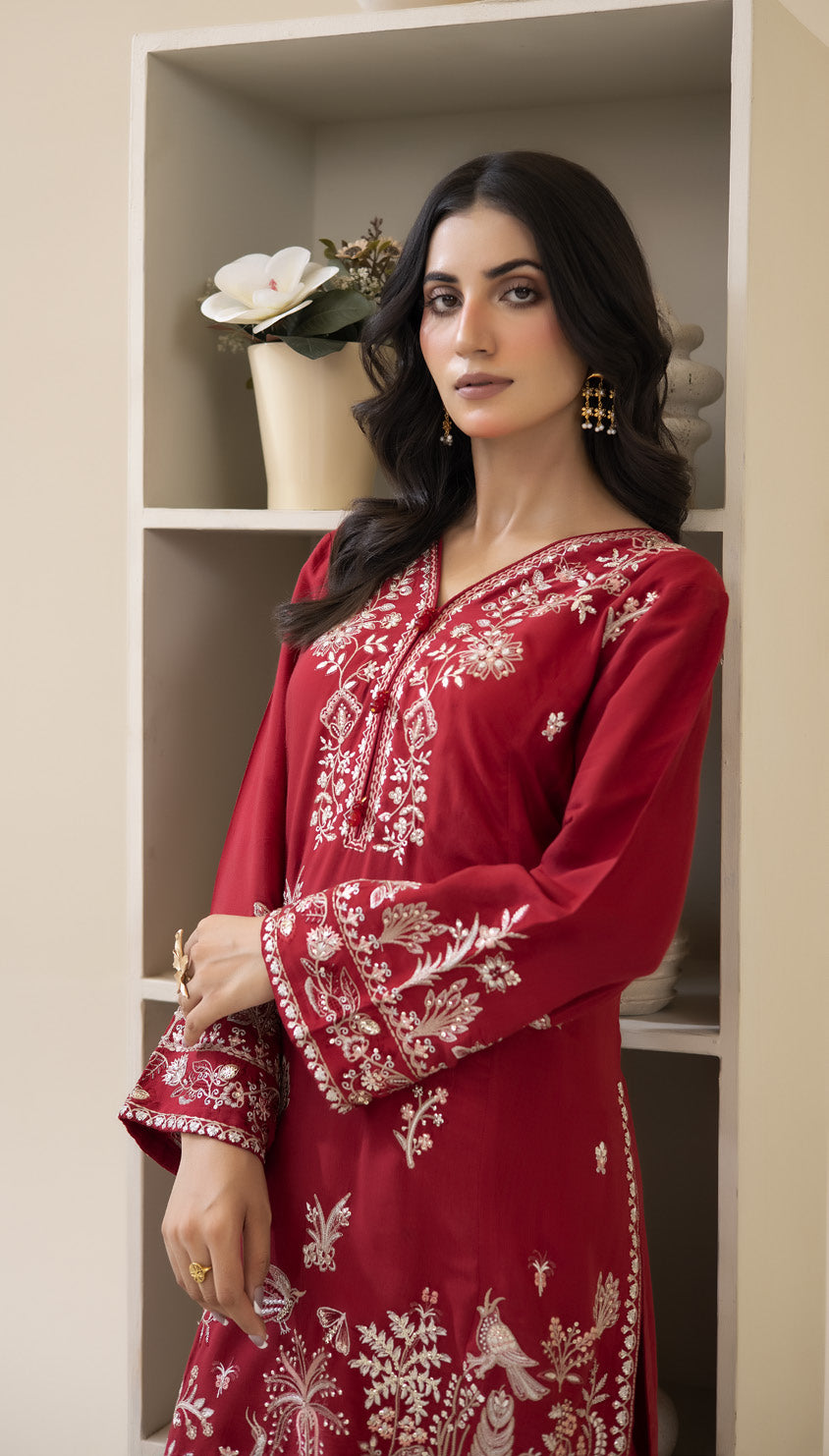 Floral Grace Vol 3 — Ready to Wear Embroidered Silk Kaftan