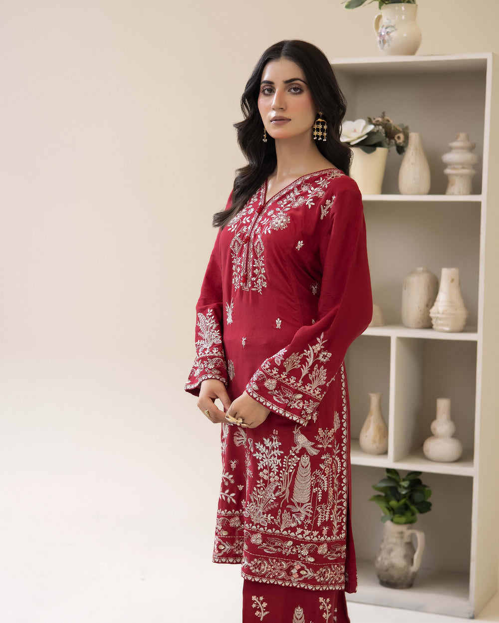 Floral Grace Vol 3 — Ready to Wear Embroidered Silk Kaftan
