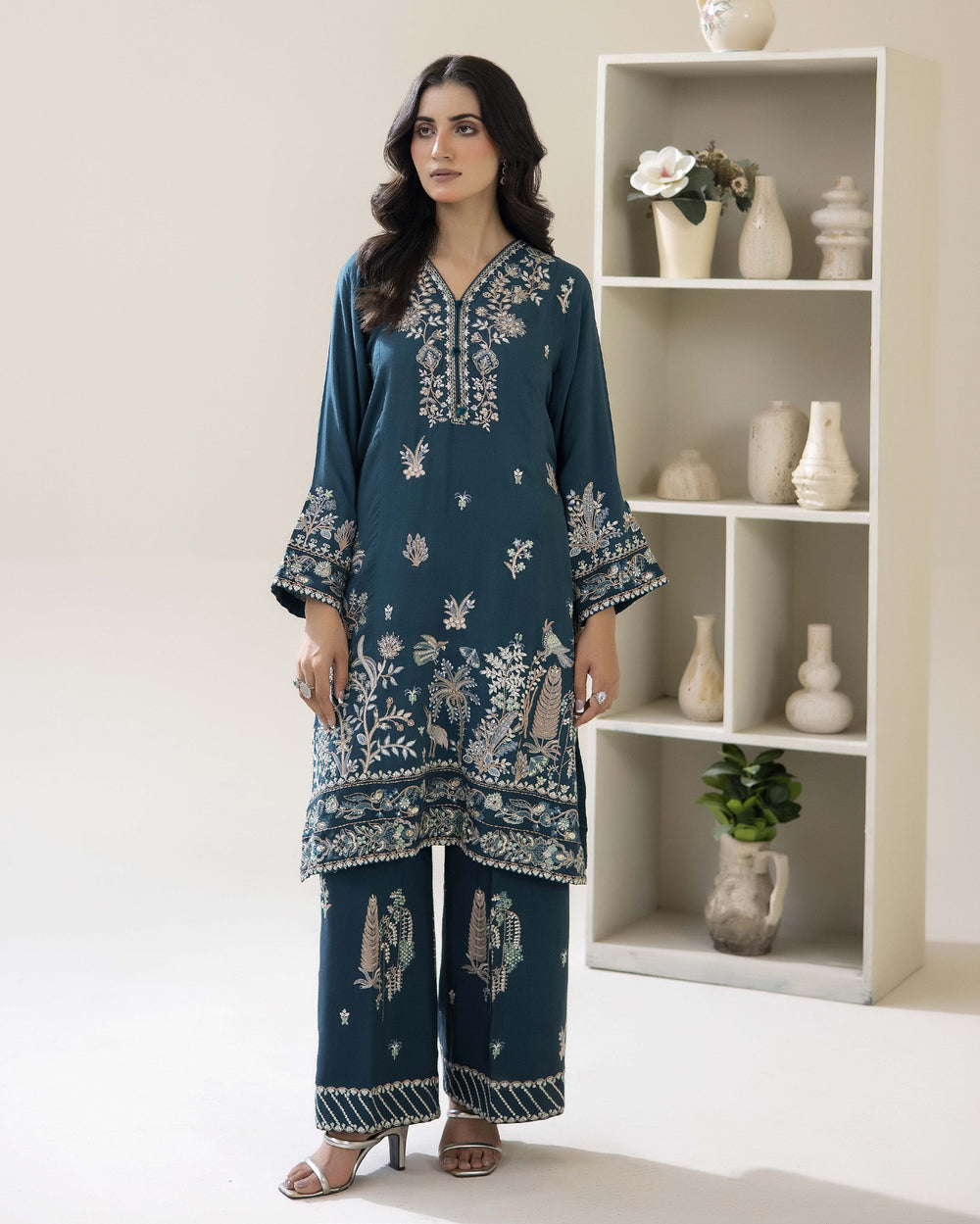 Floral Grace Vol 3 — Ready to Wear Embroidered Silk Kaftan