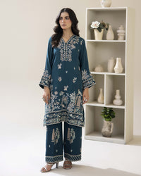 Floral Grace Vol 3 — Ready to Wear Embroidered Silk Kaftan thumbnail 9