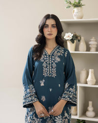 Floral Grace Vol 3 — Ready to Wear Embroidered Silk Kaftan thumbnail 10