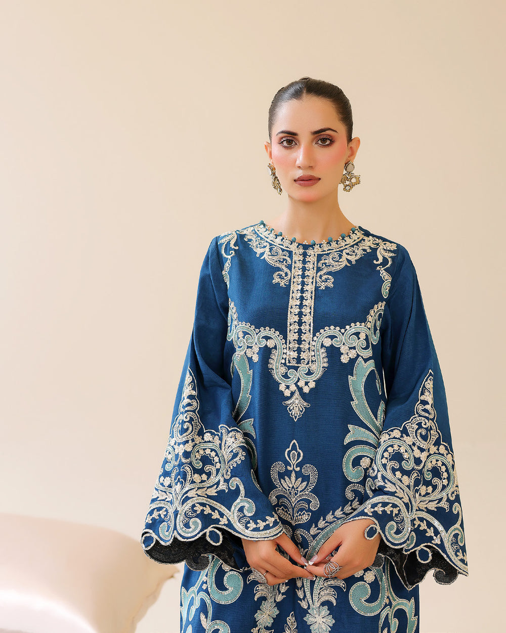 Floral Grace Vol 4 — Ready to Wear Embroidered Silk Kaftan