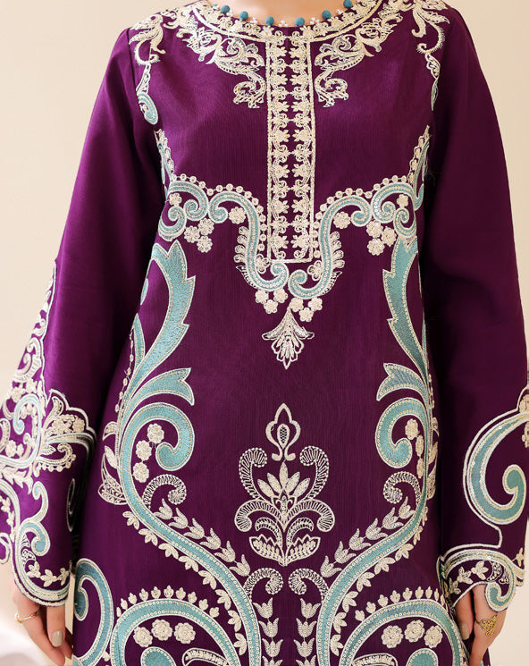 Floral Grace Vol 4 — Ready to Wear Embroidered Silk Kaftan