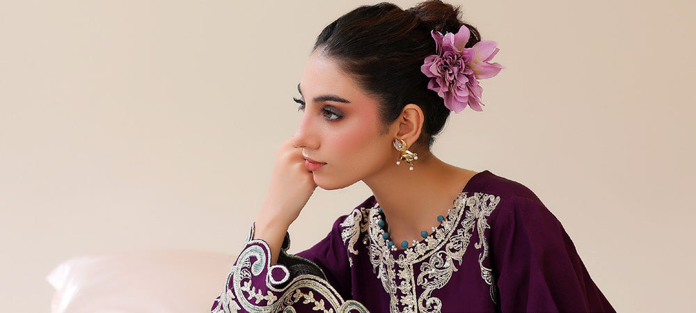 Floral Grace Vol 4 — Ready to Wear Embroidered Silk Kaftan
