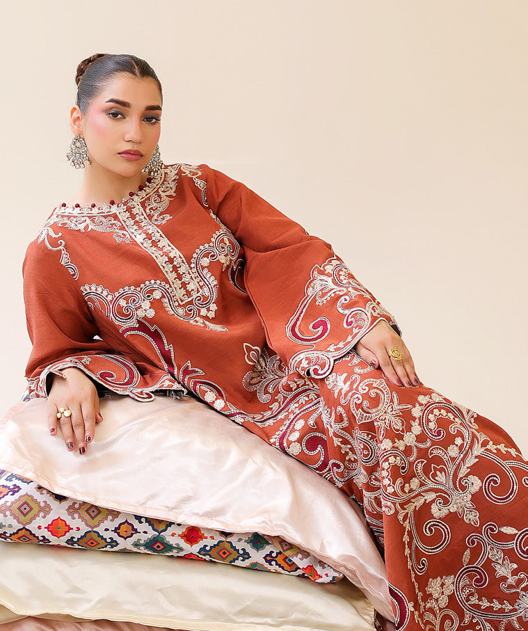 Floral Grace Vol 4 — Ready to Wear Embroidered Silk Kaftan