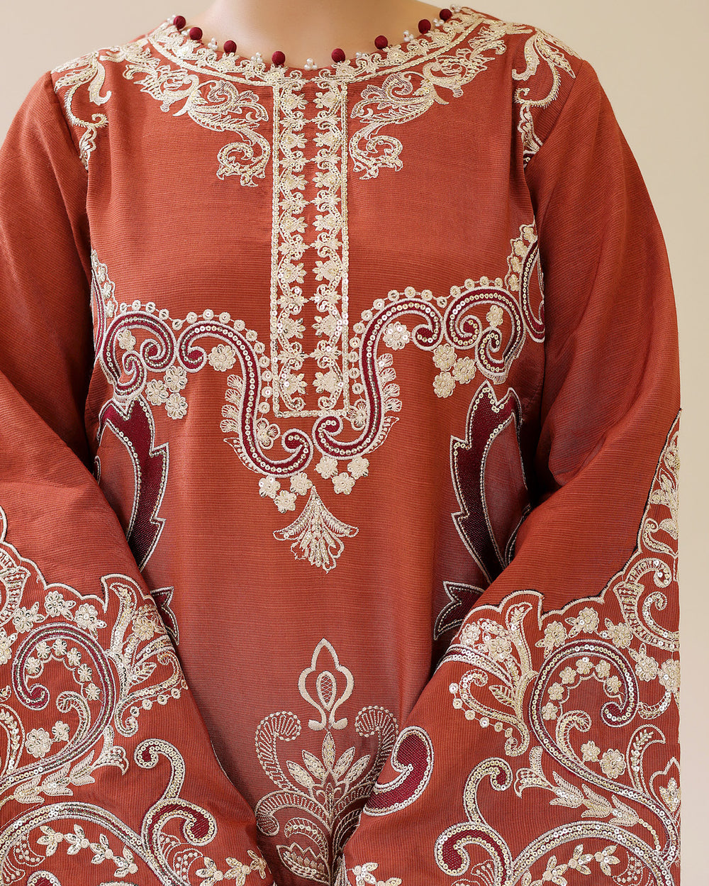 Floral Grace Vol 4 — Ready to Wear Embroidered Silk Kaftan