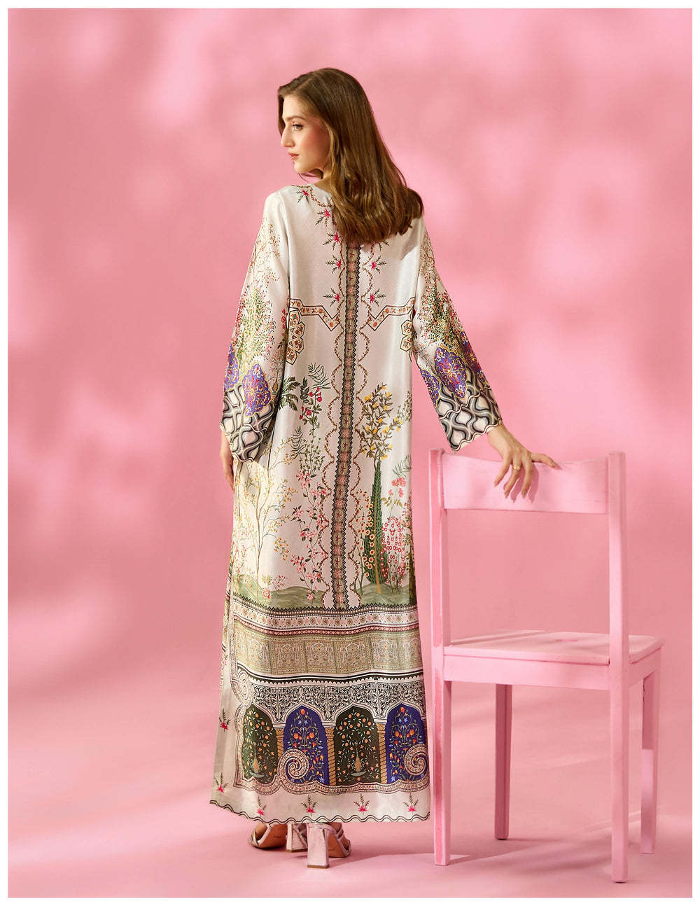 Ivory — Silk Kaftan