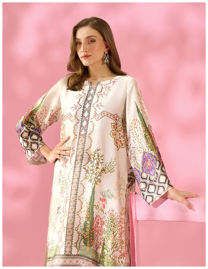 Ivory — Silk Kaftan alternate