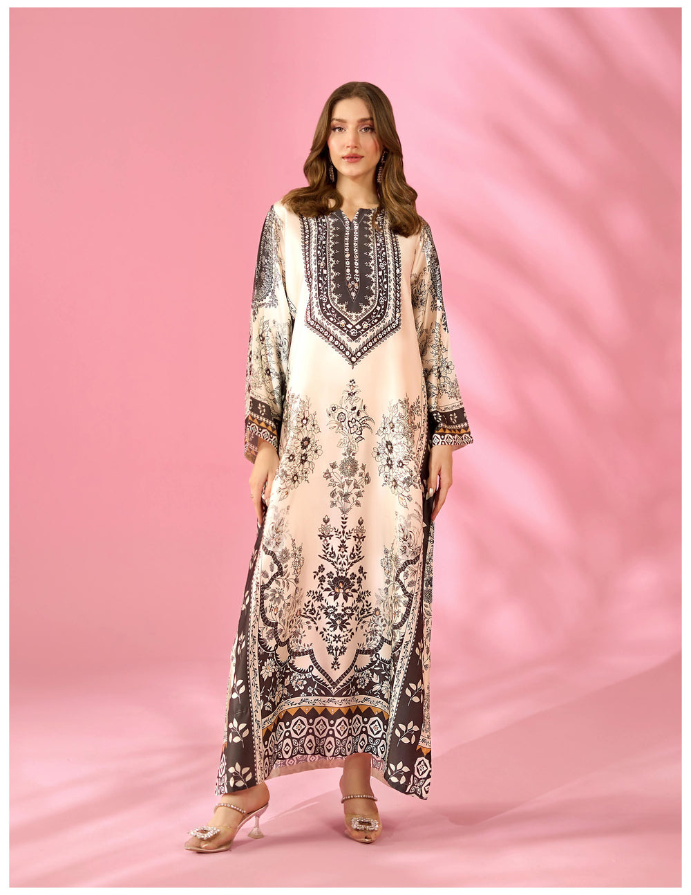 Noir — Silk Kaftan