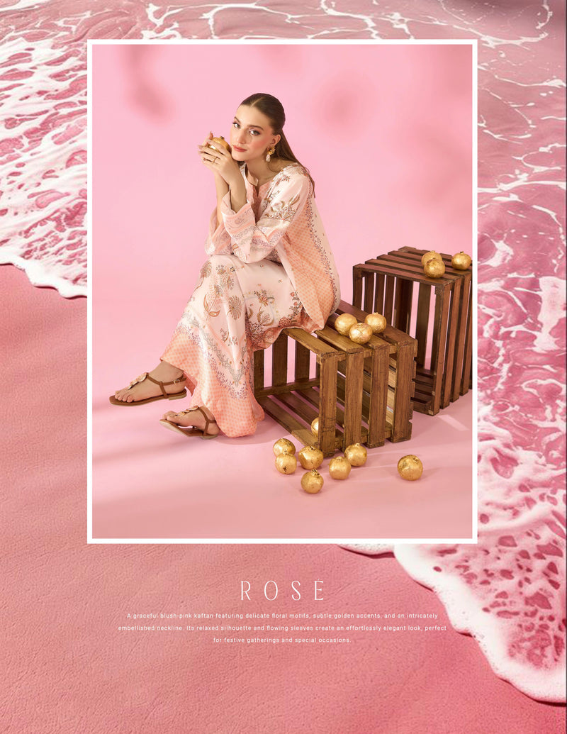 Rose — Silk Kaftan