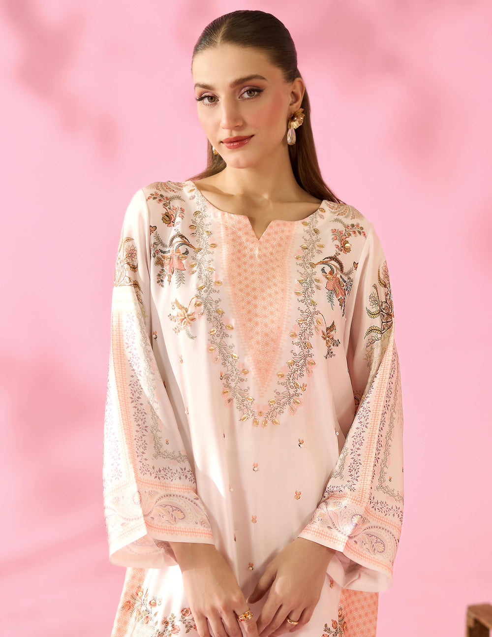 Rose — Silk Kaftan