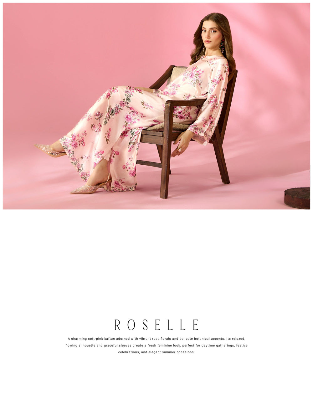 Roselle — Silk Kaftan