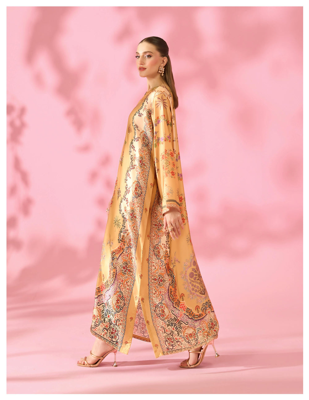 Sunehri — Silk Kaftan